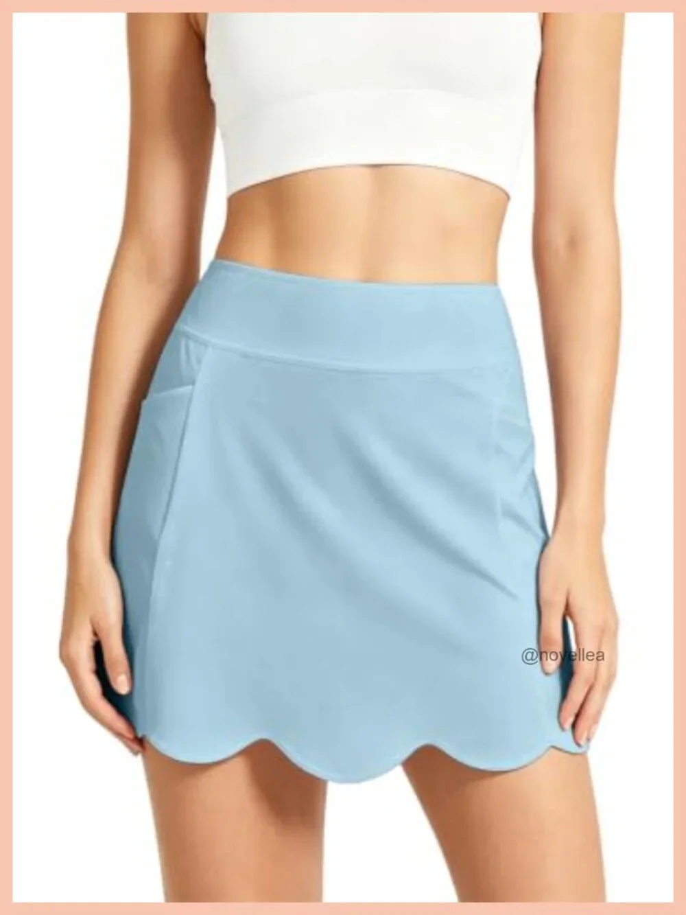 High Waisted Skort with Pockets for Women Golf Tennis Athletic Skirts